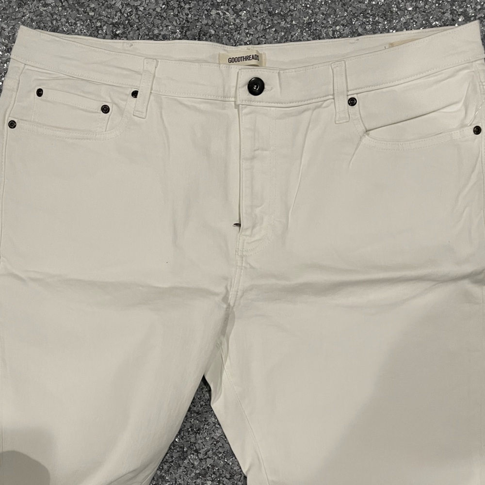 Men’s Good Threads Cream Colored Jeans